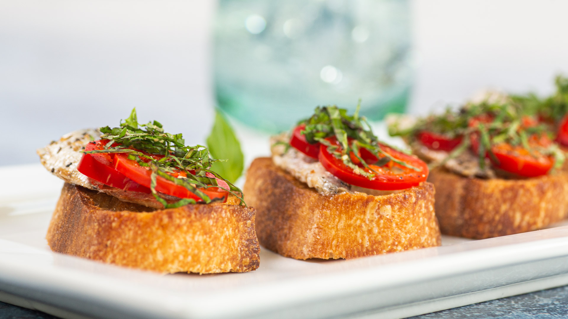 Crostini with Canned Sardines