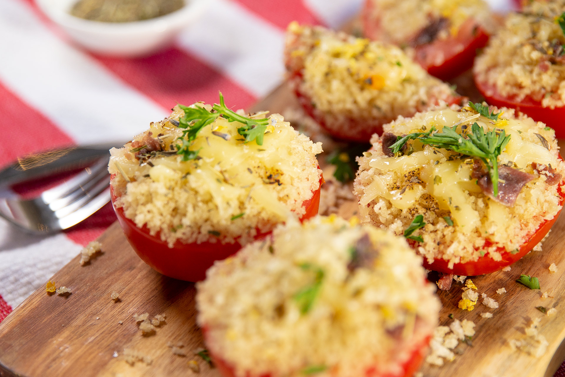 Tomato Provencal With Anchovy