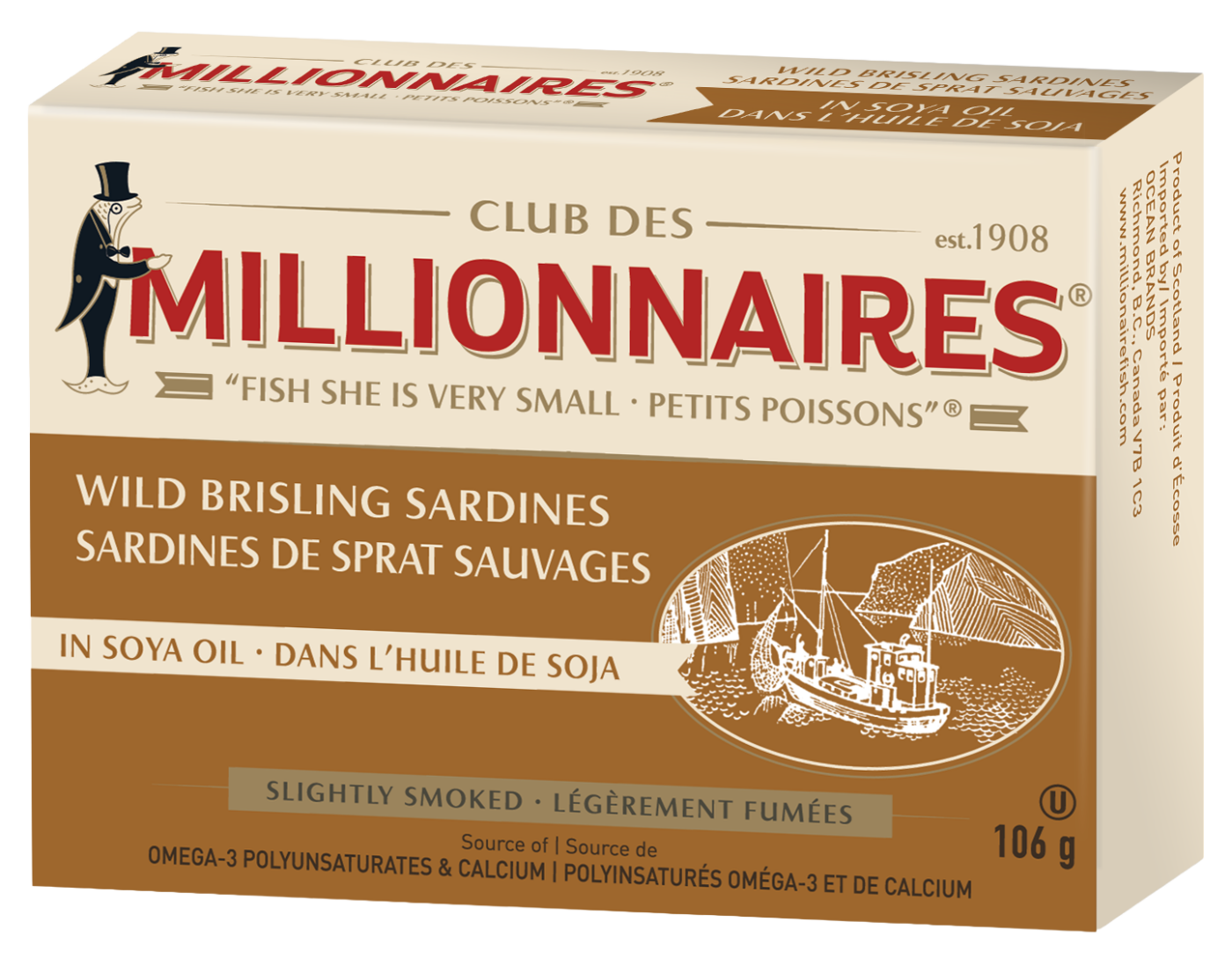 Wild Brisling Sardines - In Soya Oil