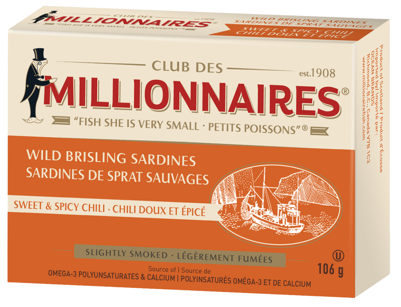 Wild Brisling Sardines - Sweet & Spicy Chili