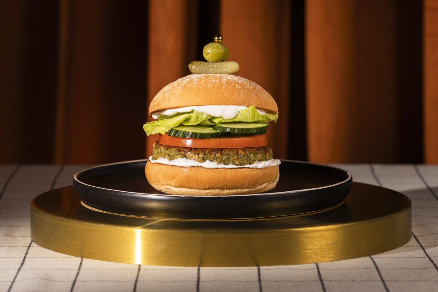 Sardine Falafel Burgers