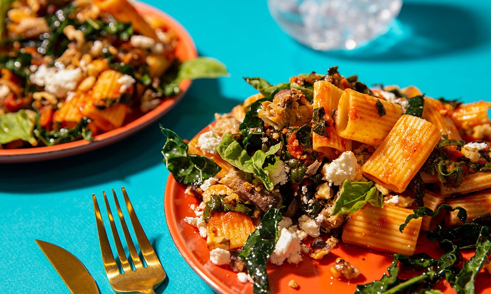 Spicy Mackerel Pasta
